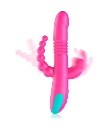 HAPPY LOKY - DONALD TRIPLE ESTIMULACIÓN: ANAL, PUNTO G & CLÍTORIS COMPATIBLE CON WATCHME WIRELESS TECHNOLOGY