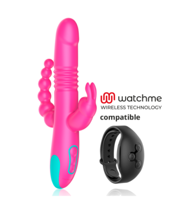 HAPPY LOKY - DONALD TRIPLE ESTIMULACIÓN: ANAL, PUNTO G & CLÍTORIS COMPATIBLE CON WATCHME WIRELESS TECHNOLOGY