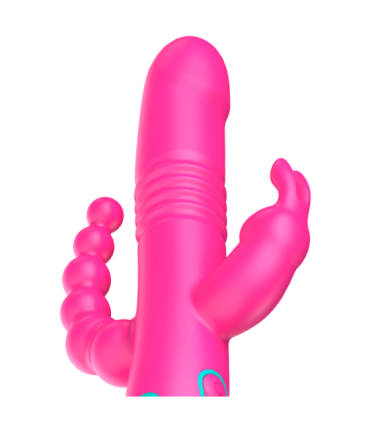 HAPPY LOKY - DONALD TRIPLE ESTIMULACIÓN: ANAL, PUNTO G & CLÍTORIS COMPATIBLE CON WATCHME WIRELESS TECHNOLOGY