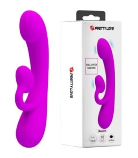 PRETTY LOVE - SINCERE VIBRADOR Y ONDAS ESTIMULADORAS DE CLÍTORIS SILICONA MORADO
