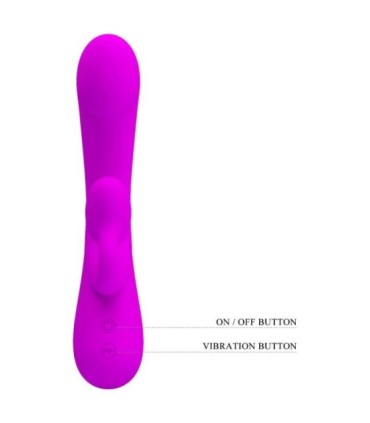 PRETTY LOVE - SINCERE VIBRADOR Y ONDAS ESTIMULADORAS DE CLÍTORIS SILICONA MORADO