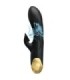 PRETTY LOVE - VIBRADOR DE LUJO BAÑADO EN ORO RECARGABLE NEGRO