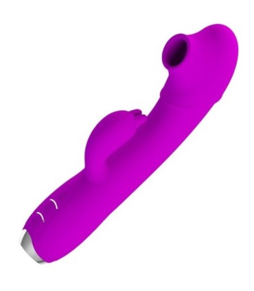PRETTY LOVE - REGINA VIBRADOR-ONDAS ESTIMULADORAS RECARGABLE MORADO