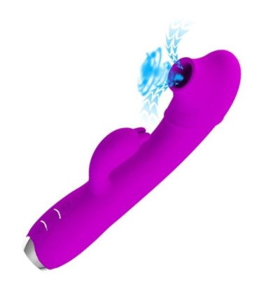 PRETTY LOVE - REGINA VIBRADOR-ONDAS ESTIMULADORAS RECARGABLE MORADO