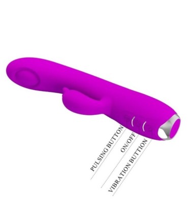 PRETTY LOVE - REGINA VIBRADOR-ONDAS ESTIMULADORAS RECARGABLE MORADO