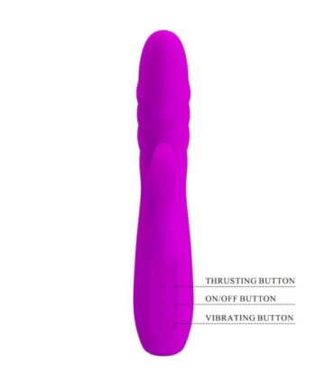 PRETTY LOVE - MELANIE VIBRADOR CONEJO RECARGABLE MORADO