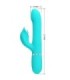 PRETTY LOVE - VIBRADOR RABBIT PERLAS VERDE AGUA