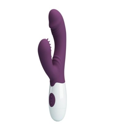 PRETTY LOVE - ANDRE VIBRADOR RABBIT & ESTIMULADOR PUNTO G MORADO