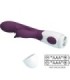 PRETTY LOVE - BUTTERFLY KISS VIBRADOR RABBIT & ESTIMULADOR PUNTO G MORADO