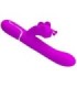 PRETTY LOVE - VIBRADOR RABBIT MULTIFUNCIÓN 4 EN 1 MARIPOSA FUCSIA