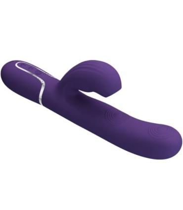 PRETTY LOVE - PERLITA VIBRADOR PUNTO G 3 EN 1 MULTIFUNCIÓN MORADO