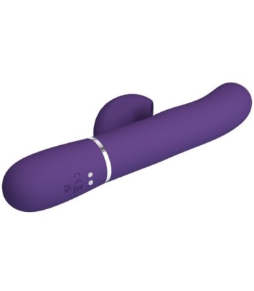 PRETTY LOVE - PERLITA VIBRADOR PUNTO G 3 EN 1 MULTIFUNCIÓN MORADO
