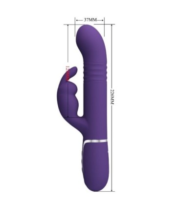 PRETTY LOVE - COALE VIBRADOR RABBIT 4 EN 1 MORADO