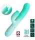 PRETTY LOVE - GIGI VIBRADOR RABBIT MULTIFUNCIÓN VERDE AGUA