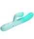 PRETTY LOVE - GIGI VIBRADOR RABBIT MULTIFUNCIÓN VERDE AGUA