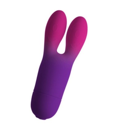 ROCKS- OFF - GLO-GIRL BUNNY VIBRADOR FLEXIBLE MORADO