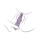 ROCKS- OFF - GLO- GIRL VIBRADOR RABBIT MORADO