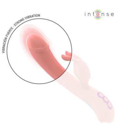 INTENSE - RACHEL VIBRADOR RABBIT 5 VIBRACIONES ROSA