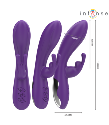 INTENSE - RANDALL VIBRADOR RABBIT 10 VIBRACIONES MORADO
