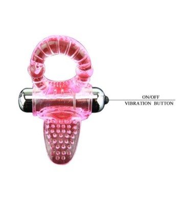 BAILE - SWEET ABS 10 RITMOS RING ANILLO PENE VIBRADOR ROSA