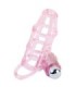 BAILE - SWEET 10 RITMOS FUNDA Y ANILLO SILICONA PARA EL PENE ROSA