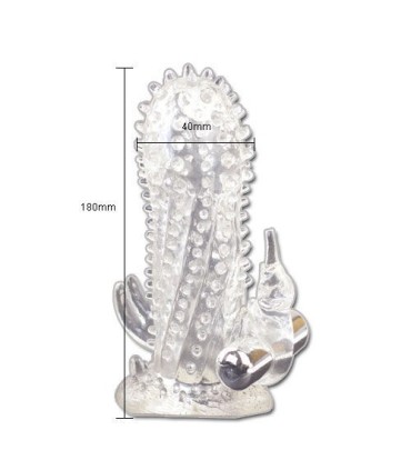 BAILE - BRAVE MAN EXTENSION PENE VIBRADOR RABBIT