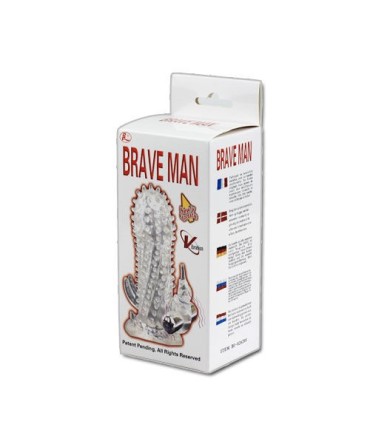 BAILE - BRAVE MAN EXTENSION PENE VIBRADOR RABBIT