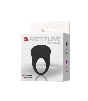PRETTY LOVE - BERTRAM ANILLO VIBRADOR NEGRO