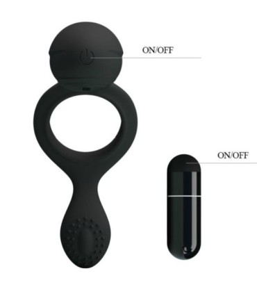 PRETTY LOVE - ETHEL ANILLO VIBRADOR CON ESTIMULADOR