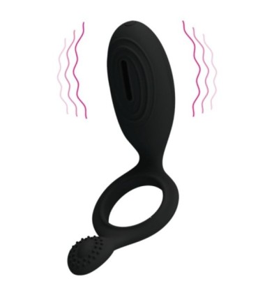 PRETTY LOVE - ETHEL ANILLO VIBRADOR CON ESTIMULADOR