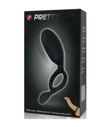 PRETTY LOVE - ETHEL ANILLO VIBRADOR CON ESTIMULADOR