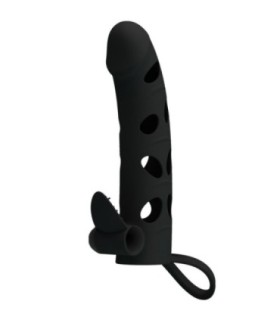 PRETTY LOVE - FUNDA SILICONA CON VIBRACIÓN 15.2 CM