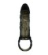 BAILE - FUNDA EXTENSORA PENE CON STRAP PARA TESTÍCULOS NEGRO 13.5 CM