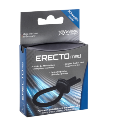 JOYDIVISION POTENZDUO - ANILLO SILICONA PARA PENE NEGRO - M