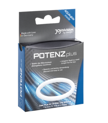 JOYDIVISION POTENZDUO - PLUS ANILLO PARA PENE BLANCO - M