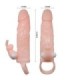 BAILE - BRAVE MAN FUNDA PENE CON RABBIT VIBRADOR 16.5 CM NATURAL