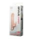 BAILE - BRAVE MAN FUNDA PENE CON RABBIT VIBRADOR 16.5 CM NATURAL