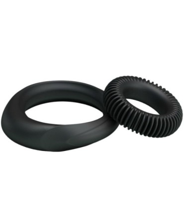 BAILE - KIT 2 ANILLOS SILICONA RING MANHOOD