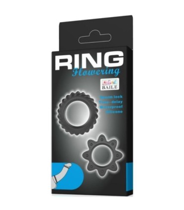 BAILE - KIT 2 ANILLOS SILICONA RING FLOWERING