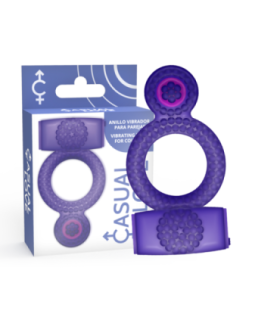 CASUAL LOVE - RING DOUBLE PLEASURE ANILLO LILA