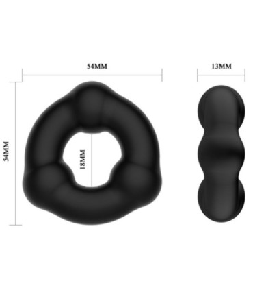 CRAZY BULL - ANILLO SILICONA CON NODULOS