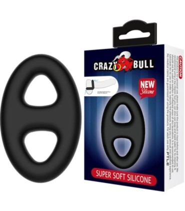 CRAZY BULL - ANILLO DOBLE SILICONA OVALADO