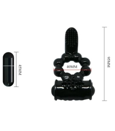 BAILE - SWEET RING ANILLO CON DOBLE ESTIMULADOR