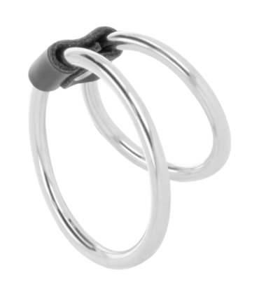 DARKNESS - ANILLA METAL DOBLE PARA EL PENE