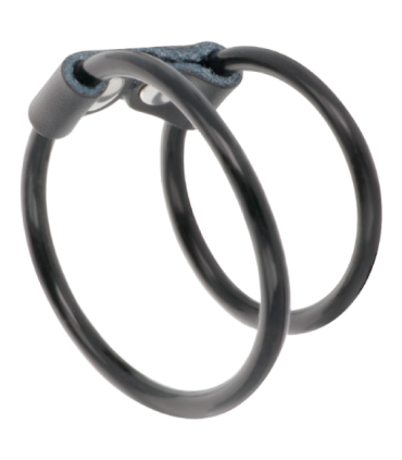 DARKNESS - ANILLA FLEXIBLE DOBLE PARA EL PENE