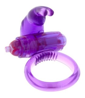 SEVEN CREATIONS - ANILLO VIBRADOR DE SILICONA LILA