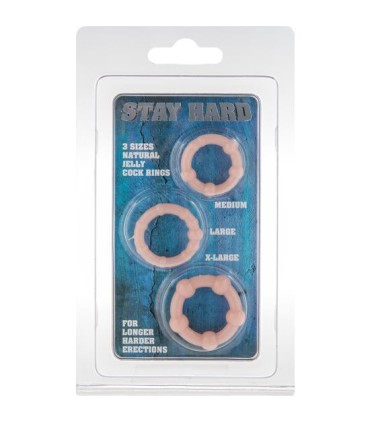 SEVEN CREATIONS - JUEGO TRES ANILLOS PENE SKIN