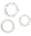 SEVEN CREATIONS - JUEGO TRES ANILLOS PENE TRANSPARENTE