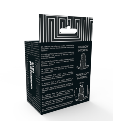 ADDICTED TOYS - DILATADOR ANAL MEDIANO 9.5 CM - TRANSPARENTE