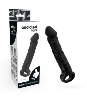 ADDICTED TOYS - EXTENSOR PARA EL PENE NEGRO